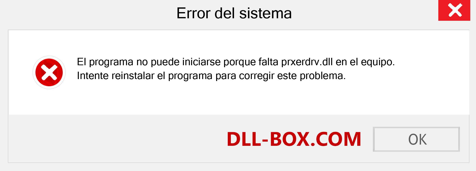 ¿Falta el archivo prxerdrv.dll ?. Descargar para Windows 7, 8, 10 - Corregir prxerdrv dll Missing Error en Windows, fotos, imágenes