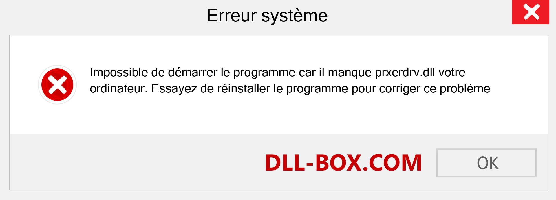 Le fichier prxerdrv.dll est manquant ?. Télécharger pour Windows 7, 8, 10 - Correction de l'erreur manquante prxerdrv dll sur Windows, photos, images